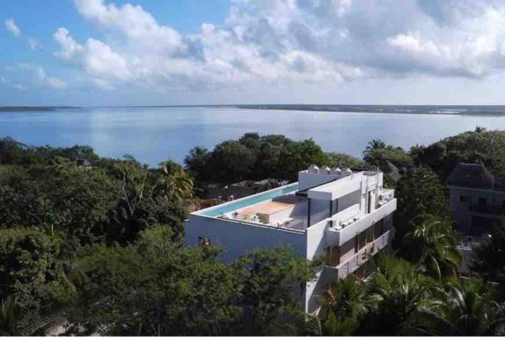 Micaela Bacalar C2 Depto De Lujo Vista Laguna Exterior photo